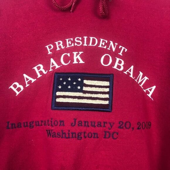 BARACK OBAMA Presidential Inauguration Hoodie S - Picture 3 of 5